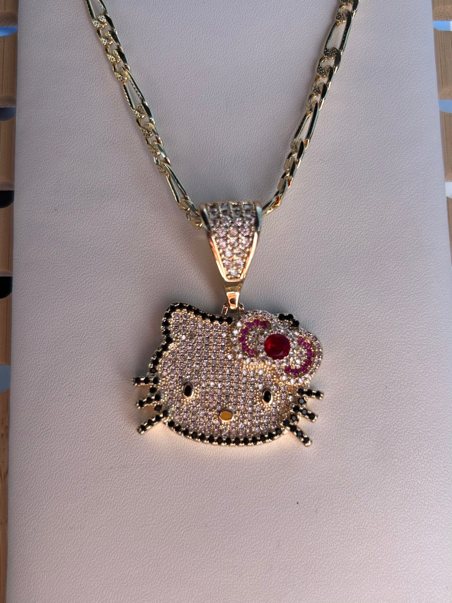 Blinged Out Hello Kitty Necklace