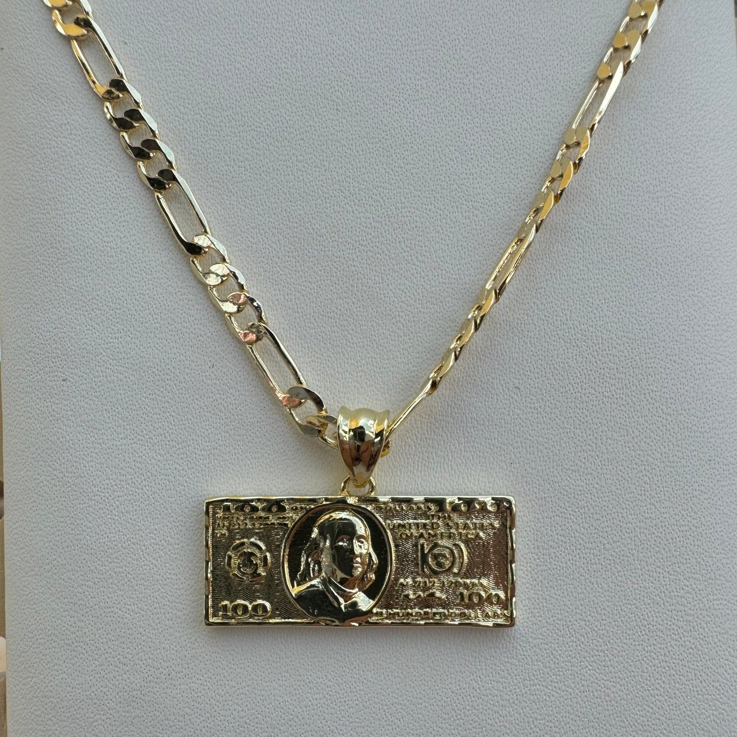 100 Dollar Bill Necklace