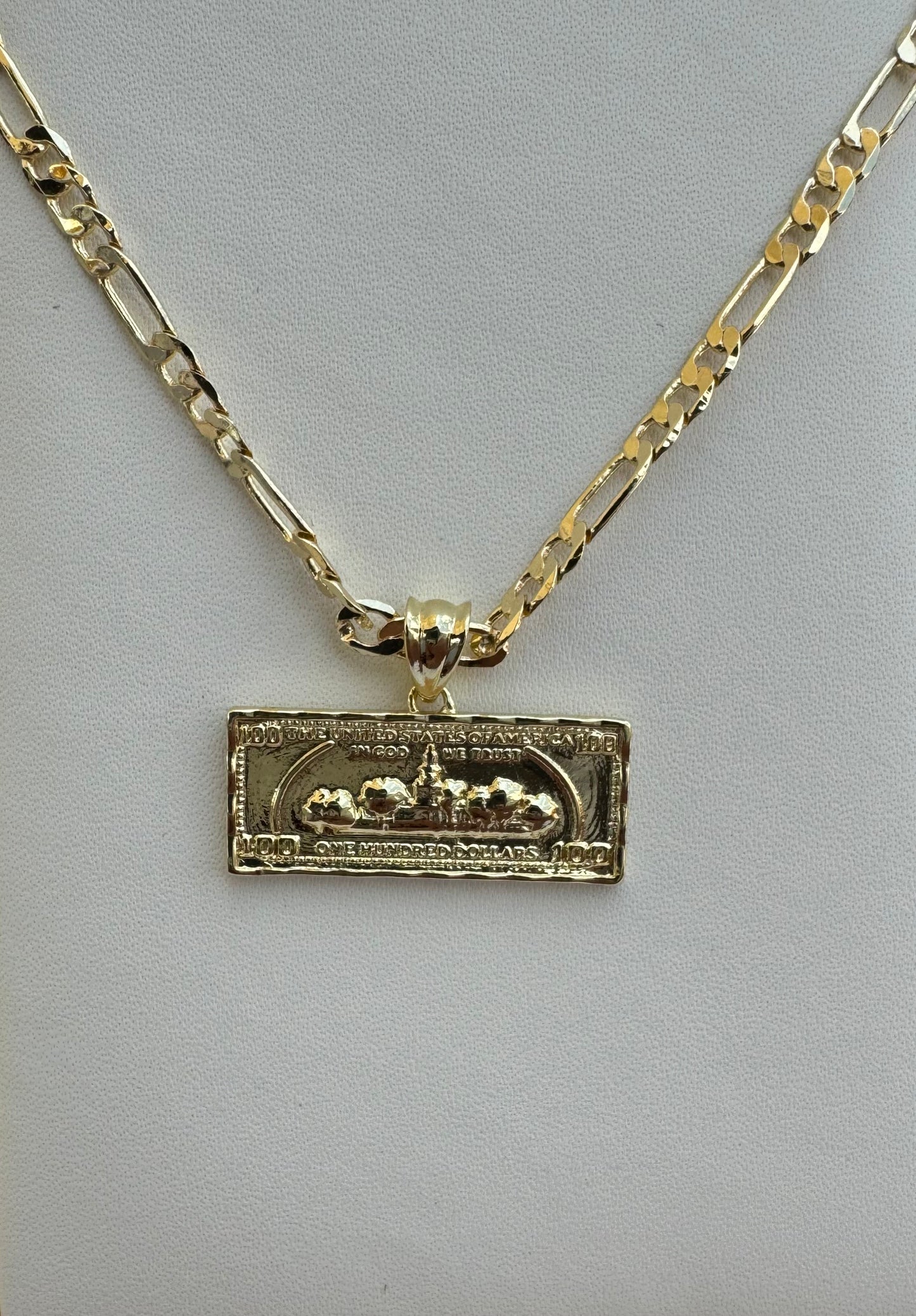 100 Dollar Bill Necklace