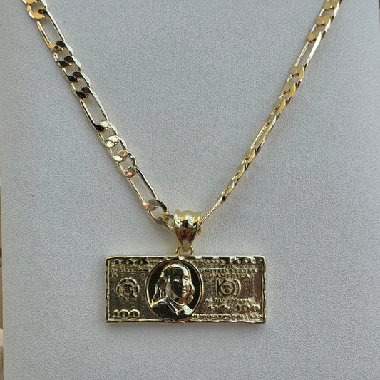 100 Dollar Bill Necklace