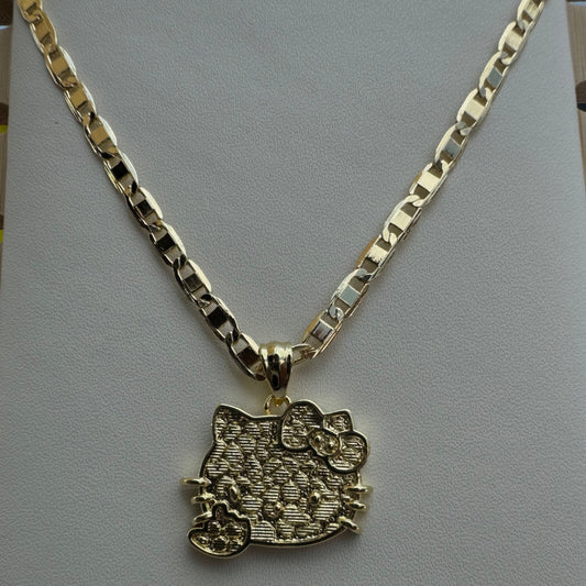 Angry Nugget Hello Kitty Necklace